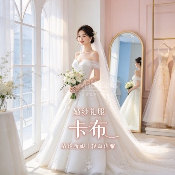 卡布婚纱礼服插图SizuMilk