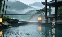 南山烟雨.宋.温泉